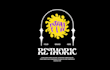 draw trippy psychedelic logo for your business