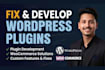 develop or fix custom wordpress plugin or woocommerce plugin