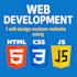 develop modern websites using HTML, CSS, and javascript