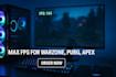 maximize fps in warzone pubg apex  pro gaming PC optimization