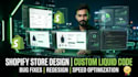 fix shopify bugs, errors and do custom liquid coding