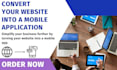convert your website into a mobile app for ios and android