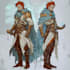 make create a d and d character art and dnd art