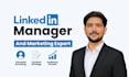 be expert linkedin marketing manager and content creator