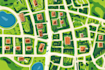 create vector map, city map, site map, event map in illustrator