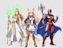 create scifi, fantasy, superhero character design