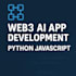 custom ai web3 app development using python and javascript