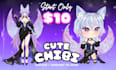 draw custom cute chibi character for pfp, oc, sticker or fanart in my style