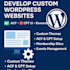 develop custom wordpress websites using acf, cpt UI, and elementor, divi