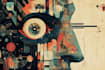 create magical abstract art, psychedelic, surrealism, cubism