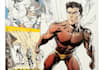 create comic style super hero cartoon character