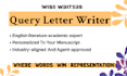 write query letter to secure literary agent or publisher