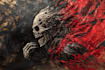 draw dark art, horror and brutal illustration