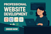 do full stack website development, front end and back end developer