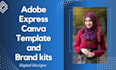 designs canva, adobe express brand kits and templates