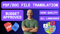 translate any documents and files into any language