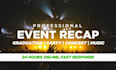 edit party recap and event videos professionally