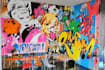 create graffiti pop art canvas designs and murals