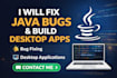 fix bugs and errors in your java program