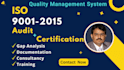 do iso 9001, 14001, 45001 documentation and certification