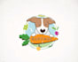 design awesome ruffage dogs logo