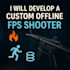develop shooter game in unity with rigidbody based physics