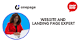 design onepage io landing page onepage io website