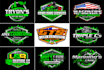 do landscape, trimming, agriculture and lawn care logo