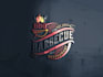 create 3d BBQ fast food restaurant logo design