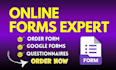 create google forms, online surveys forms and questionnaires