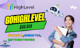 do gohighlevel webinar funnel,website,ghl automations,chatbot and reply ai
