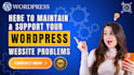 fix website issues, problems, bugs, elementor issues with expert website help