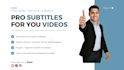 add animated subtitles for tiktok, reels, or youtube