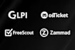 install glpi, osticket, freescout and zammad