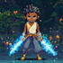 design a 2d pixel art character for your game