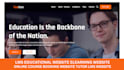 build lms educational website elearning website online course tutor lms website