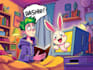 draw a digital cartoon illustration