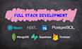 build full stack website in next js, supabase, firebase, ts, mongodb, postgresql