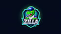 do zilla baseball esport mascot logo design with business