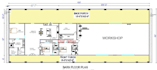 be your architect for barndominium , pole barn house plan floor plan