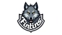 do wolf head mascot logo design with business