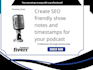 create SEO friendly show notes and timestamps for your podcast