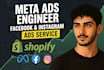 setup and manage meta ads facebook ads for shopify ecommerce store