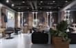 3d modern barber salon interior,beauty salon render, hair dressing, spa interior