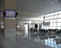 3d airport departure, interior design,furniture,lounge model in revit,render,gym