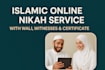 islamic online nikah service with wali, witnesses certificate