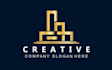 create roofing construction business logo