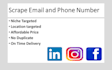 scrape email and phone number