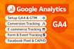 integrate ga4,pixel, GTM, and ecommerce tracking