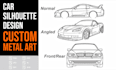 draw custom vehicle for metal art